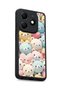 Spark 20 Compatible Printed, Matte Black, Soft Silicone, Protective, Shock Absorbing Cover, Case - 6