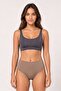Essentials By Women 5 Pieces Solid Hi-Waist Thong Panties, Multicolor