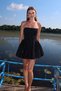 Noelle Women's Black Mini Party Cocktail Dress - 4