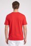 Men Sportswear Fit Short Sleeve Running T-Shirt, Red - 4