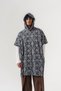 Aztec Oversize Hooded Poncho Men's Sweatshirt - 3