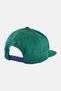 Men Embroidered Logo Adjustable Buckle Cap, Green - 2