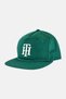 Men Embroidered Logo Adjustable Buckle Cap, Green