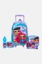 Kids Girl OMG 5 In 1 Trolley School Set, Multicolor