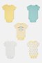 Toddlers Boy 5 Pack Embroidered Bodysuit, Multicolor - 2