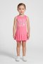 Kids Girl Graphic Print Dress And Shorts Set, Pink
