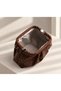 Women's Suede Stone-Embellished Hand and Shoulder Bag - 5