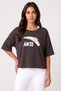 Women Relaxed Fit Short Sleeve Outdoor Top, Grey
