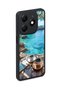 Spark 20 Compatible Printed, Matte Black, Soft Silicone, Protective, Shock Absorbing Cover, Case - 4