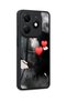 Tecno Spark 20 Compatible Printed, Matte Black, Soft Silicone, Protective, Shock-Absorbing Cover, Case - 2
