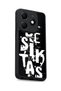 Spark 20 Compatible Printed, Matte Black, Soft Silicone, Protective, Shock Absorbing Cover, Case - 6