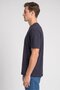 Men Crew Neck Short Sleeve Plain T-shirt, Navy - 3