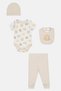 Toddlers Boy 4 Pcs Animal Bodysuit And Bottom Set, Multicolor - 2
