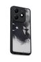 Tecno Spark 20 Compatible Printed, Matte Black, Soft Silicone, Protective, Shock-Absorbing Cover, Case - 6