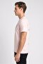 Men Crew Neck Short Sleeve Graphic Print T-Shirt, Pink - 3