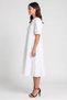 Women Plain Maxi Dress, White - 3