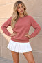 Women's Crew Neck Seasonal Powder Sweatshirt - 3