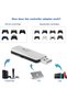 محول تحكم لاسلكي، محول USB لـ PS5 و4 ويندوز ونينتندو سويتش وOLED، وحدة تحكم - 3