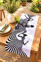 Black and White Women's Silhouette Patterned Runner / Tablecloth / Placemat - 2
