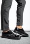 Men's Classic Patent Leather Eva Sole Comfortable Men's Shoes - 4