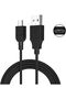كابل شحن ونقل بيانات من Ezonpinzv من USB إلى Mini USB لوحدة تحكم PS3 - متوافق مع W - 3