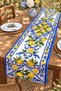 Checkered Lemons Patterned Runner / Tablecloth / Placemat - 3