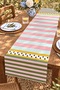 Striped Dogs Patterned Runner / Tablecloth / Placemat - 3