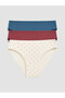 Timeless Clothing & Timeless Choices Polka Dot Bikini Panties 3-Piece Set