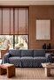 Natura Square 85% Cotton Double-Sided Fringed Sofa Cover 170X310 cm