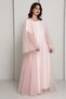 Pink Tulle Net Designer Abaya - 4
