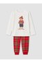 Teddy Bear Printed Girls' Pajama Set (W6)