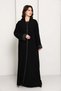 Premium Fabric Modern Abaya | Front Open A-Line Abaya with Stitch Detail - 2