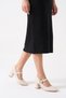 Women's Suede Stone Buckle Strap Thick Heeled Mary Jane Shoes Beige - 4
