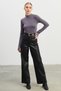 Bipantolon Women's 2-Piece Cut Out Detailed Half Turtleneck Bodysuit - 4