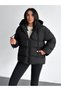 Women's Hooded Winter Puffer Coat - 4