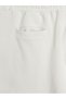 Özmarka New Season Beige Women's Jogger Sweatpants with Elastic Waist - 8