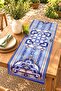 Framed Horse and Chain Pattern Runner / Tablecloth / Placemat - 2