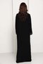 Premium Fabric Modern Abaya | Front Open A-Line Abaya with Stitch Detail - 6