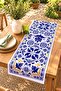 Navy Blue Birds Patterned Runner/Tablecloth/Placemat - 2