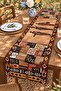 African Carrier Women Patterned Runner / Tablecloth / Placemat - 3