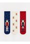 Embroidered Women's Socks from Uzg Store for Style Enthusiasts, Pack of 3