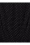 Black Glitter Chiffon Midi Dress - 7