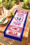 Crab Themed Patterned Runner / Tablecloth / Placemat - 2