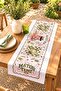 Cat Drinking Matcha Patterned Runner / Tablecloth / Placemat - 2