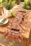 Coffee Tones Abstract Girls Patterned Runner/Tablecloth/Placemat - 2