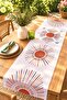 Abstract Sun Patterned Runner / Tablecloth / Placemat