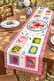 Colorful Crabs Patterned Runner / Tablecloth / Placemat - 3