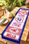 Crab Themed Patterned Runner / Tablecloth / Placemat