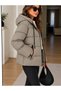 Women's Hooded Winter Puffer Coat - 2