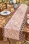 Leopard Embossed Patterned Runner / Tablecloth / Placemat - 3